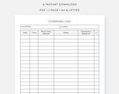 Cleaning Log, Daily Cleaning Tracker For Home, Offices, Hotels, Cafes, Restaurants, Care Homes, Clinics & Others