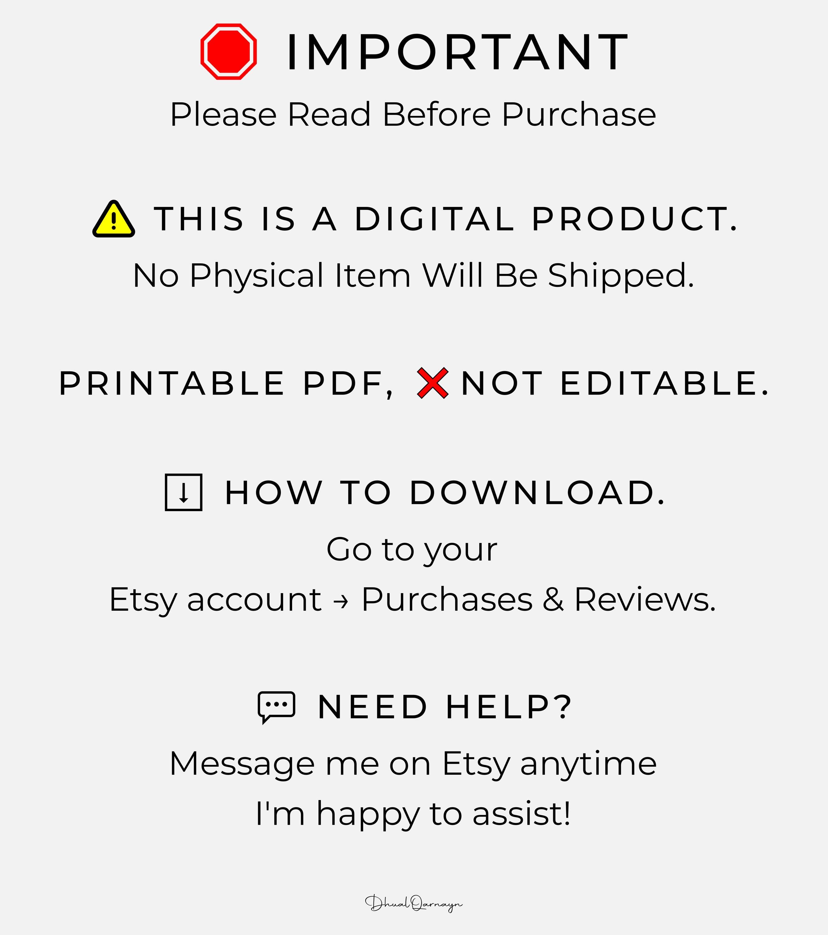 Vehicle Maintenance Log Printable PDF, Repair & Service Record for Cars