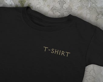 Diablo Inspired Unique Rarity Loot Shirt, Minimalist Black Unisex Crewneck