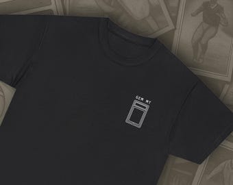 GEM MT Slab Outline Shirt: Trading Card Collector Tee