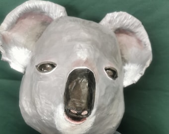 Paper mache animal sculpture - Koala
