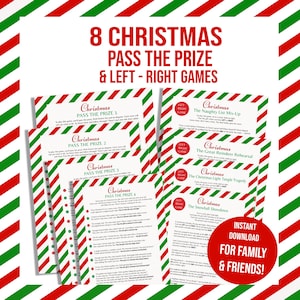 Christmas Pass the Prize Game: Printable Holiday Party Activity (PDF Download)