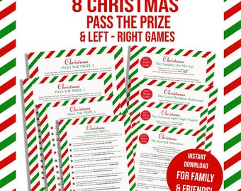 Christmas Pass the Prize Game: Printable Holiday Party Activity (PDF Download)