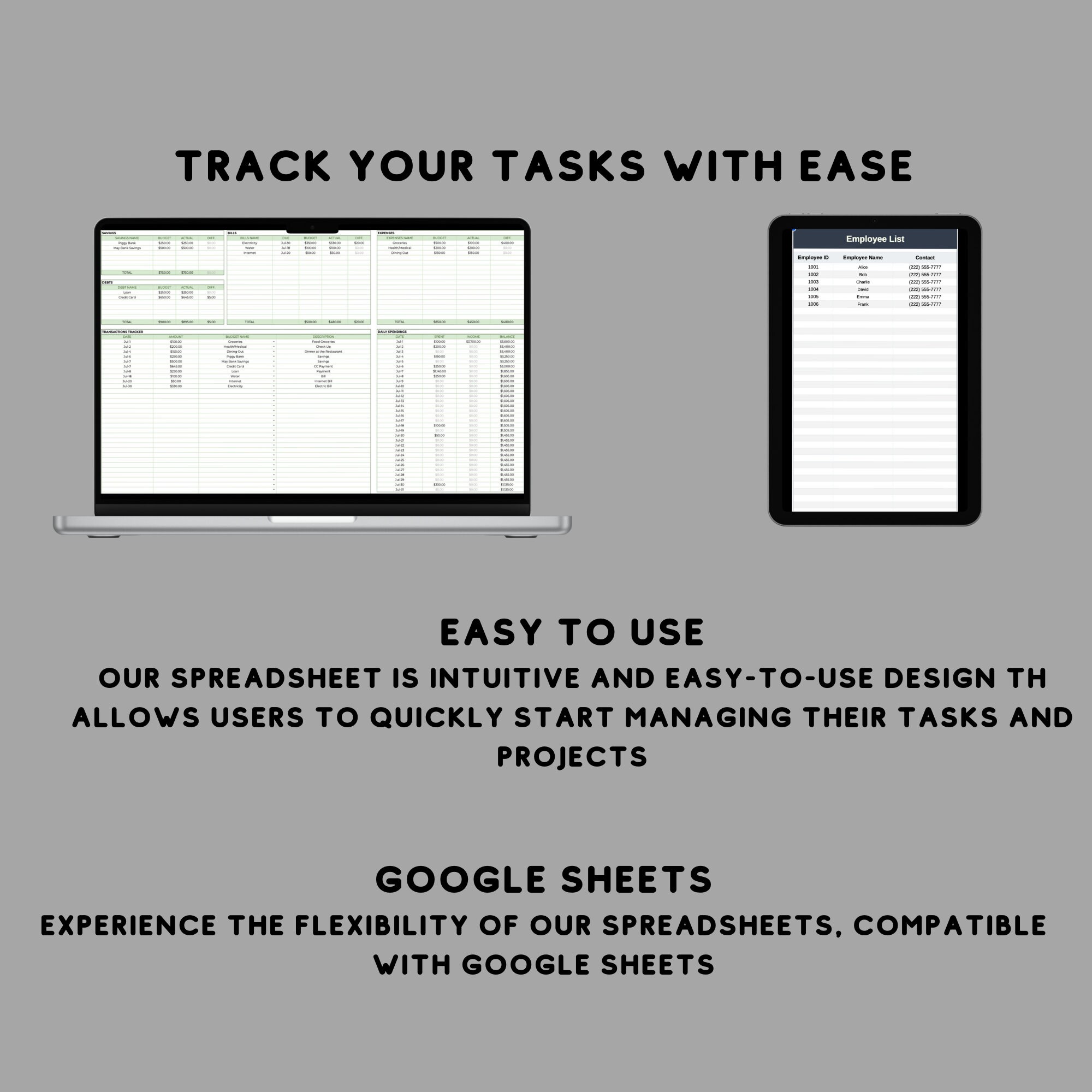 Simple Dashboard Template Google Sheets Data Visualizer Business ...