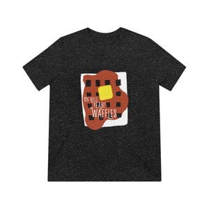 Oh Hell Yeah! Waffles, Unisex Triblend T-Shirt image 2