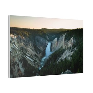 The Grand Canyon of the Yellowstone at Sunset, Canvas Stretched, 0.75&quot;