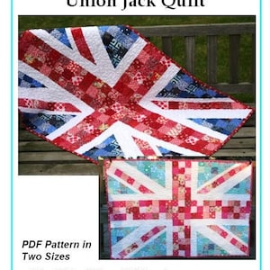 Union Jack Quilt PDF Pattern