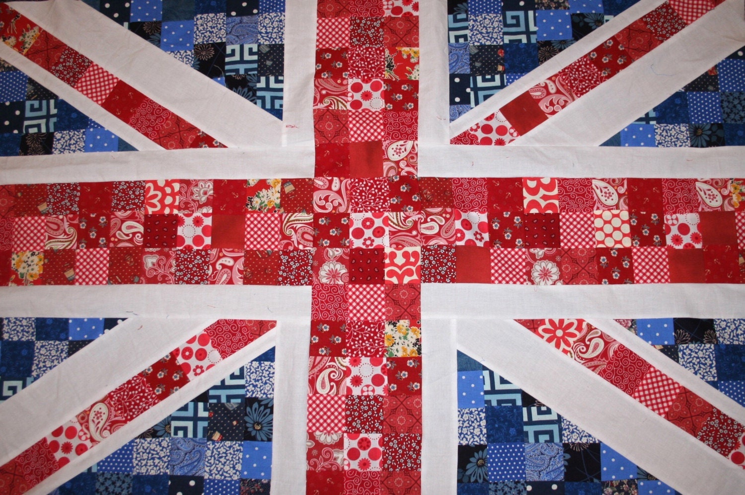 Union Jack Quilt PDF Pattern (Download Now) Etsy