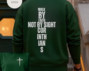 Christian Hoodie, Religious Pullover, Faith Hooded Sweatshirt, Religious Apparel, Christian Gift, Catholic Jumper