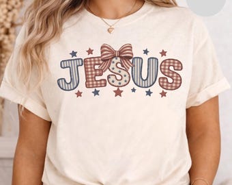 4th of July Christian Shirt, T-Shirt | Patriotic Faith American Flag