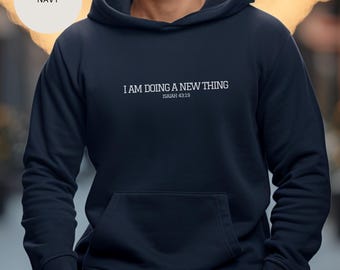 Christian Hoodie, Faith Sweatshirt, Religious Pullover, Unisex Christian Apparel, Inspirational Hooded Jumper