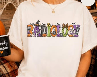 Radiology Halloween Shirt, Rad Tech Fall Shirt, pediatric Xray tee