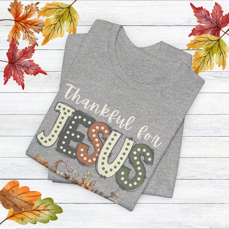 Jesus Fall Shirt, Catholic Shirt, Christian Tshirt, Spiritual Shirt, Bible Tshirt, Religious Shirt, Christian Woman Shirt Gift, Faith Shirt afbeelding 4