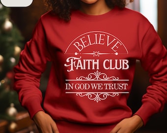 Christian Woman Sweatshirt, Catholic Girl Sweater, Scripture Pullover, Faith Sweater Girl Gift, Religious Sweater, Bible Verses Sweater Gift