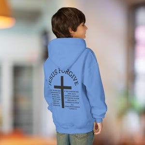 Christian Youth Hoodie - Religious Sweatshirt for Teens, Jesus Faith Pullover, Bible Study Gift, Church Youth Group Clothing, Christian image 8