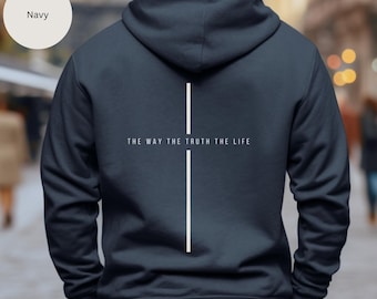 Sudadera con capucha cristiana, sudadera religiosa, jersey de fe, sudadera unisex con capucha de Cristo, ropa inspiradora