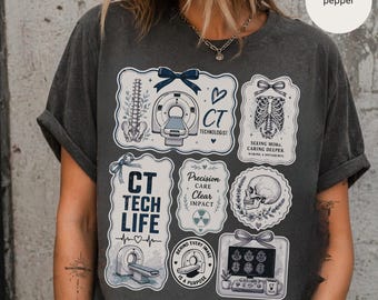 CT Tech Life T-Shirt, Retro CT Technologist Shirt