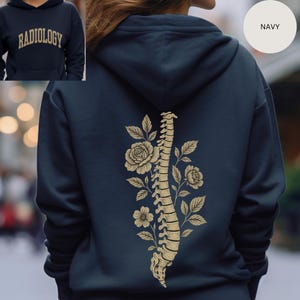 Radiology Hoodie - X-Ray Tech Gift, Medical Imaging Sweatshirt, Healthcare Worker Present, Radiologist Jacket, Hospital Apparel