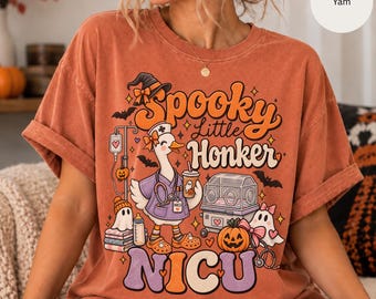 Spooky Little Honker NICU T-shirt | Halloween Nurse Neonatal Care