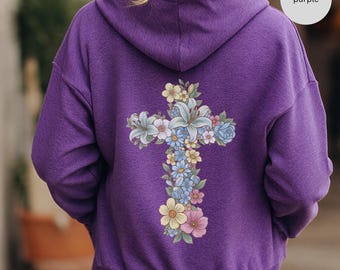 Christian Zipper Hoodie, Religious Full Zip Hooded Sweatshirt, Faith Zip-Up Jacket, Christian Apparel, Religious Jumper