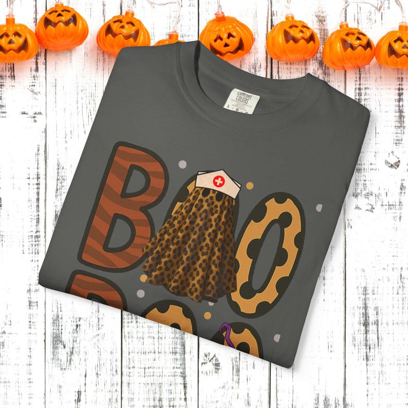 Halloween Nurse Shirt Unisex Tee, Spooky Medical Halloween Shirt, Scary Nurse Costume, Funny Halloween Gift, Creepy Nurse Apparel, Halloween image 6