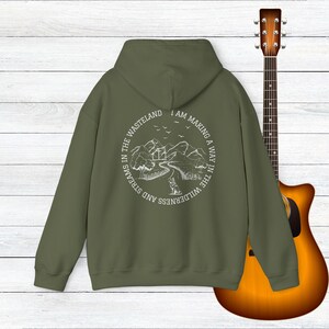Christian Man Hoodie, Religious Sweatshirt, Bible Verse Jumper, God's Love Pullover, Spiritual Apparel, Verse Shirt, Catholic Hoodie Gift. image 7