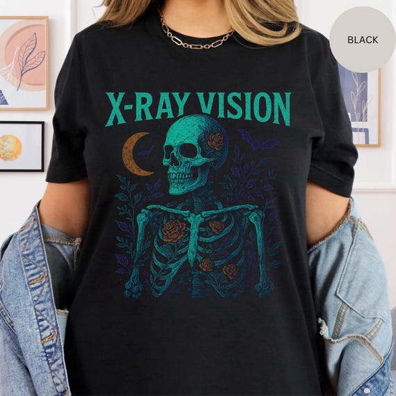 Rad Tech Halloween Shirt, Halloween Radiology Shirt, X-Ray Technician T-Shirt, Medical Halloween Costume, Scary Radiologist Top, Skeleton