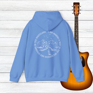 Christian Man Hoodie, Religious Sweatshirt, Bible Verse Jumper, God's Love Pullover, Spiritual Apparel, Verse Shirt, Catholic Hoodie Gift. image 8