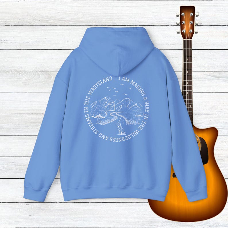 Christian Man Hoodie, Religious Sweatshirt, Bible Verse Jumper, God's Love Pullover, Spiritual Apparel, Verse Shirt, Catholic Hoodie Gift. image 8