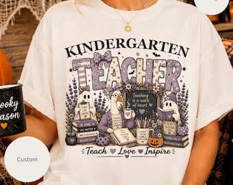 Custom Halloween Goose Teacher Shirt, Boo Crew, Team Spirit Shirt, Fall Matching Tee
