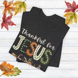 Jesus Fall Shirt, Catholic Shirt, Christian Tshirt, Spiritual Shirt, Bible Tshirt, Religious Shirt, Christian Woman Shirt Gift, Faith Shirt afbeelding 6
