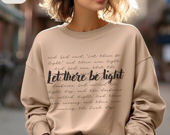 Christian Woman Sweatshirt, Catholic Girl Sweater, Scripture Pullover, Faith Sweater Girl Gift, Religious Sweater, Bible Verses Sweater.