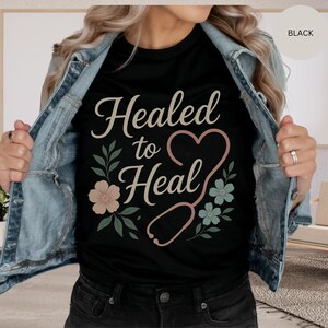 Floral Nurse Shirt, Unisex RN Tee, Nursing Gift, Medical Staff Apparel, Healthcare Graphic Tee, Floral Stethoscope Tee, Nurse Shirt Gift.