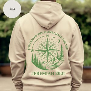 Christian Man Hoodie, Unisex Religious Sweatshirt, Inspirational Bible Verse Jumper, Christian Gift, Religious Apparel