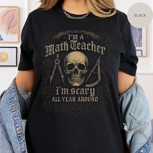 Halloween Math Teacher Shirt, Unisex Tee, Funny Math Teacher Gift, Teacher Appreciation Shirt, Halloween Costume Shirt