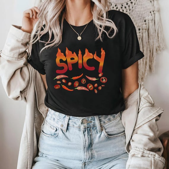 Spicy Shirt Gift Hot And Spicy Chili Red Pepper T-Shirts Spicy Shirt Gift Hot And Spicy Chili Red Pepper T-Shirts