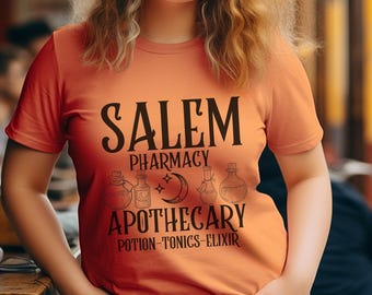 Halloween Pharmacy Tech Shirt For Pharmacist, Pharmacy Technician Student Tee, Pharmacy T-Shirt, Graduation Gift, Salem Pharmacy Tshirt Gift