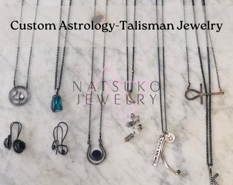 Custom Astrology-Talisman Jewelry for Protection, Healing, and Manifestation | Unique Handmade Pieces Infused with Magical Energy