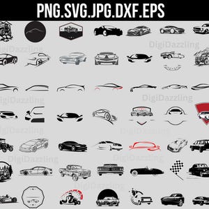 Sports car Svg, Sports car Silhouette, Luxury car Svg, Racing car Svg