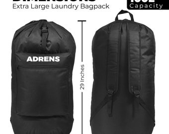 ADRENS Laundry Backpack with Lavender Sachet Inside