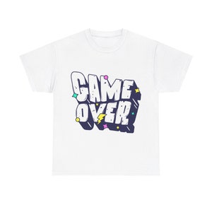 Game Over T-Shirt - Level Up Your Style with Retro Gaming Vibes