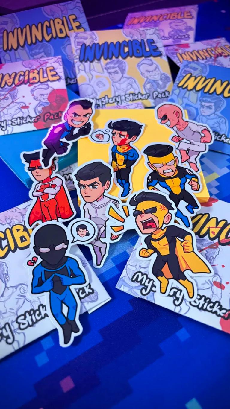 Invincible Mystery Sticker Pack