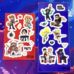 Scott Pilgrim Takes Off Sticker Sheets