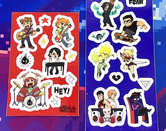 Scott Pilgrim Takes Off Sticker Sheets