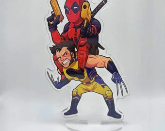 Figura de pie de Deadpool y Wolverine