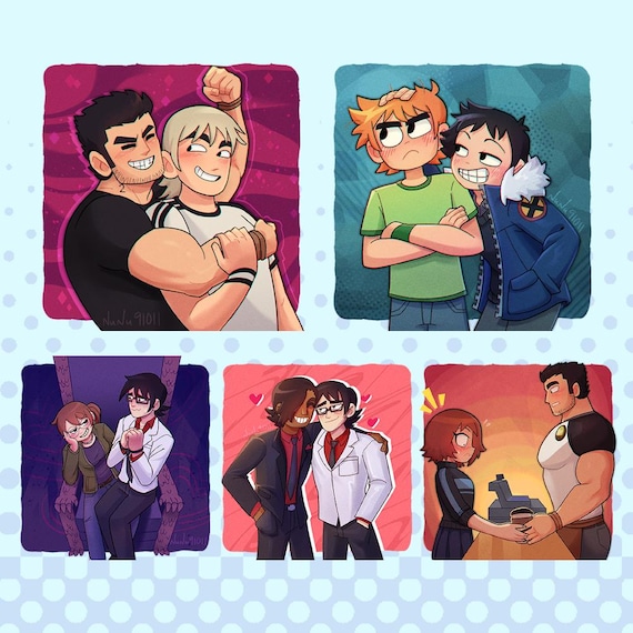 5x5 Scott Pilgrim Ships Prints - Etsy