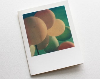 balloons "instant film" card