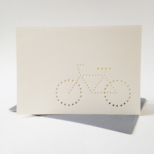 bike card ... set of 3 blank cards