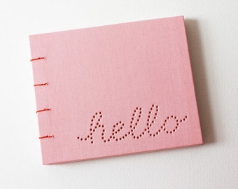 hello blank journal ... pink