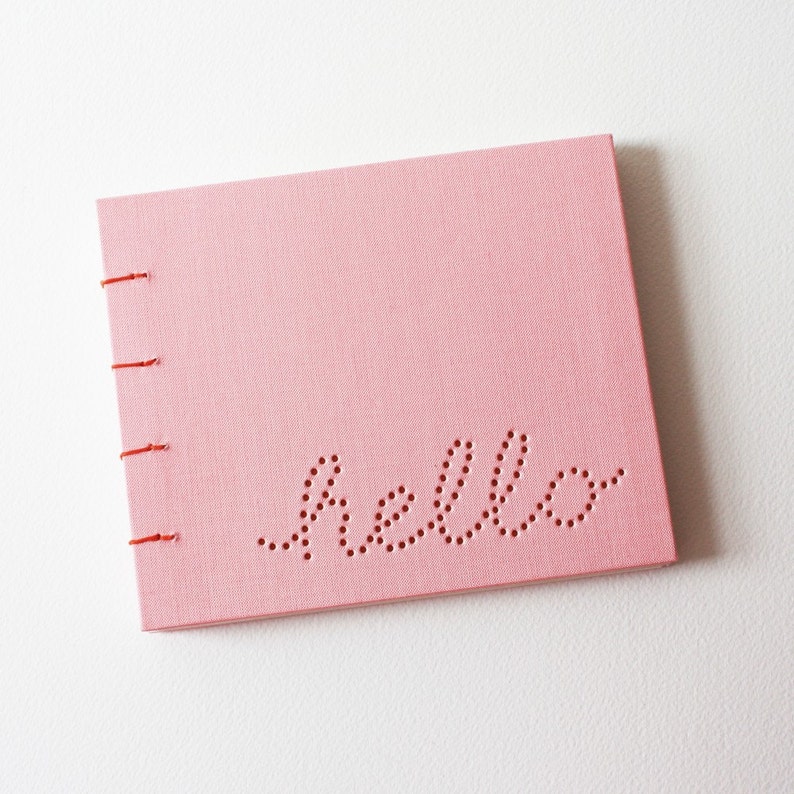 hello blank journal ... pink image 1